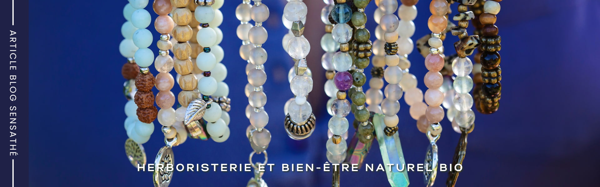 Bracelet lithothérapie - Herboristerie Sensathé